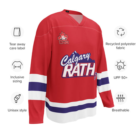 Maillot Hockey RAB Ringette Association of Ice Jersey Canada Maillot Hockey RAB Ringette Association of Ice Jersey Canada