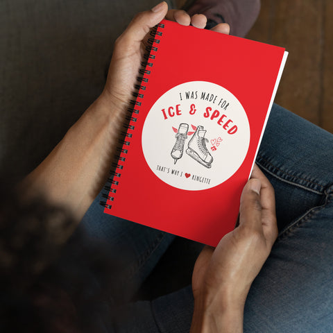 Ice & Speed - Spiral notebook
