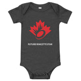 'Future Ringette Star' Baby short sleeve one piece