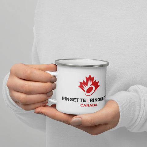 Ringette Canada - Red Logo Enamel Mug