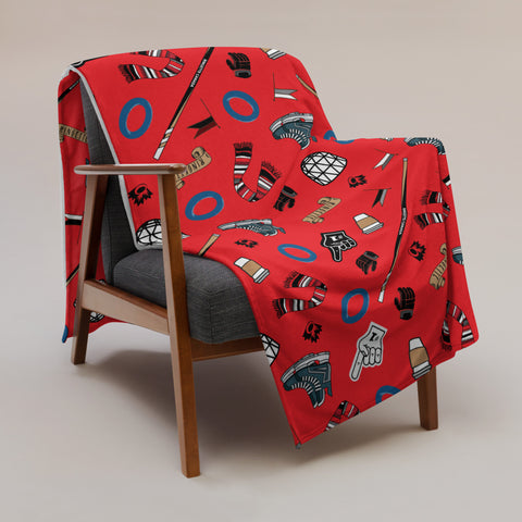 Arena Throw Blanket - Red